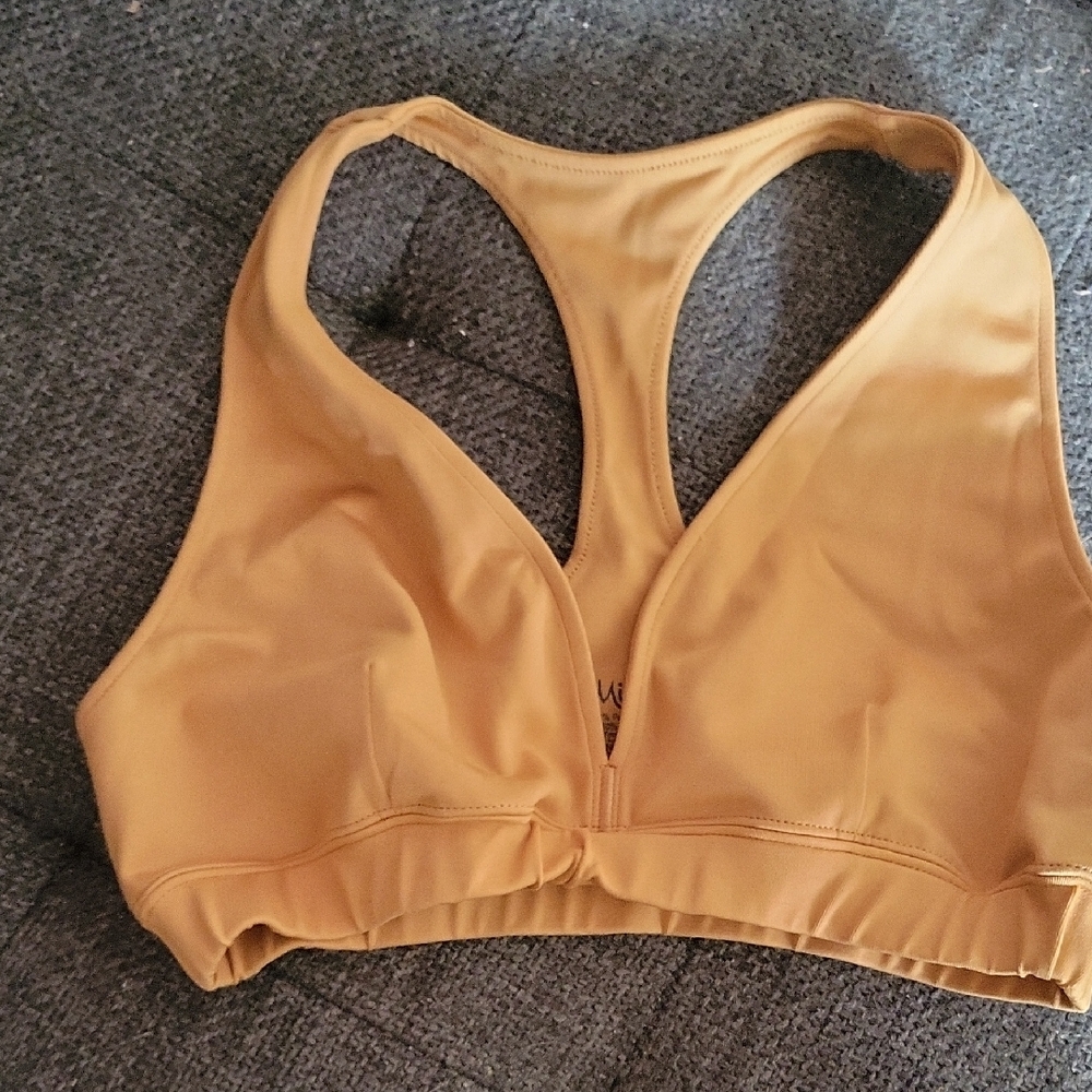 Mika Yoga Wear Yellow Sports Bra for Intimates & Sleepwear